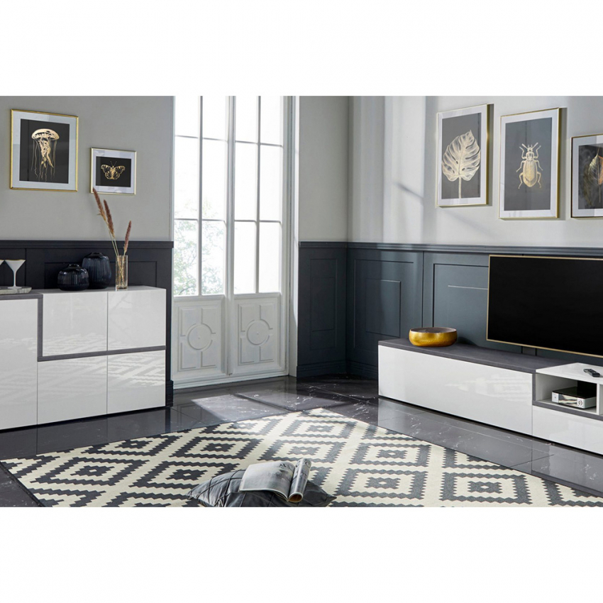 Zet Fabrik Ardesia M credenza 6 ante 160cm madia design moderno soggiorno