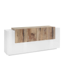Credenza soggiorno design 200cm bianco lucido legno New Coro Kommode Offerta