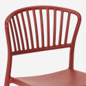 Set tavolo quadrato 70x70cm beige 2 sedie interno esterno design Magus 