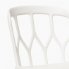 Set tavolo quadrato nero 70x70cm 2 sedie esterno design Saiku Dark Caratteristiche