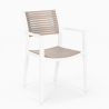 Set tavolo rotondo 80cm beige 2 sedie polipropilene design Fisher Catalogo