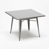 set 4 sedie tavolo quadrato 80x80cm Lix design industriale wrench Acquisto
