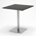 set 2 sedie Lix tavolino 70x70cm horeca bar ristoranti starter silver Acquisto
