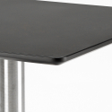 Set 2 sedie Tolix tavolino 70x70cm Horeca bar ristoranti Starter Silver 