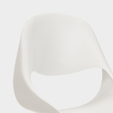 Set tavolo bianco rotondo 100cm design scandinavo 4 sedie Midlan Light Caratteristiche