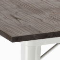 set tavolo quadrato 80x80cm Lix cucina bar 4 sedie design howe light 