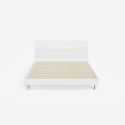 Letto matrimoniale 160x200cm design in legno moderno testata doghe Landeck King Caratteristiche