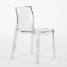 Set 8 sedie design trasparente tavolo da pranzo 220x80cm industriale Virgil Costo