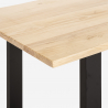 Set tavolo da pranzo 180x80cm 6 sedie velluto design moderno Samsara L1 