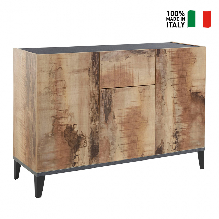 Credenza Mercury con ante a spessori differenti