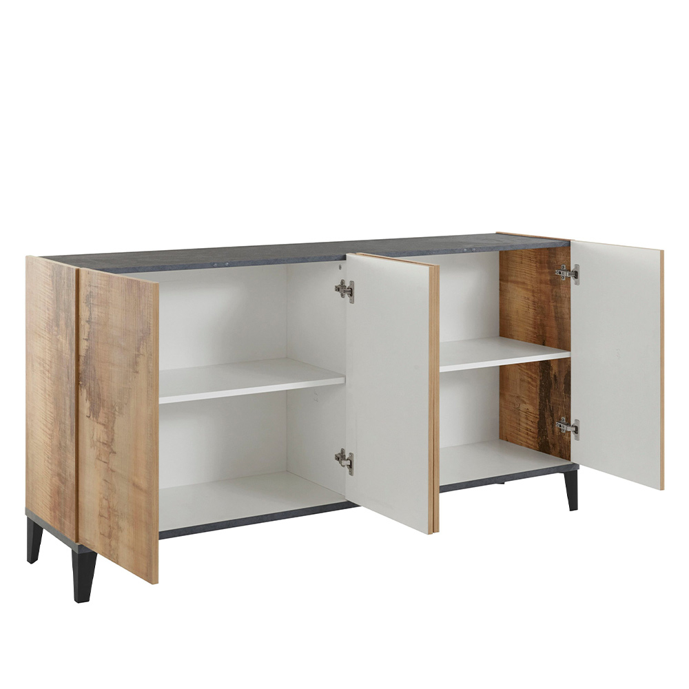 Credenza 160x40cm 4 ante ingresso sala da pranzo design Audrey Report  8054117993535