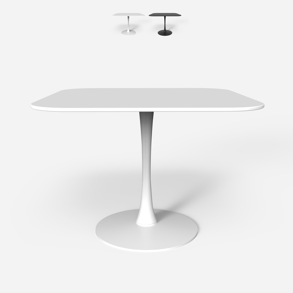 Tavolo quadrato design stile Goblet bar cucina sala da pranzo Lillium 80