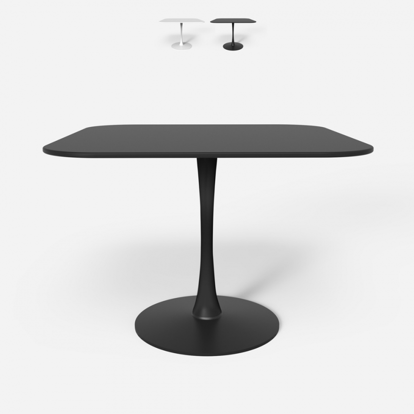 Tavolo quadrato design stile Goblet bar cucina sala da pranzo Lillium 80 Sconti