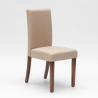 Sedia imbottita con fodera stile henriksdal in legno ristorante Comfort Luxury 