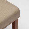 Sedia imbottita con fodera stile henriksdal in legno ristorante Comfort Luxury 