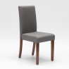 Sedia imbottita con fodera stile henriksdal in legno ristorante Comfort Luxury 