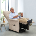Poltrona Relax Elettrica con Sistema Alzapersona e Ruote Per Anziani Giorgia