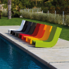 Poltroncina a dondolo design moderno salotto giardino terrazza Twist Slide