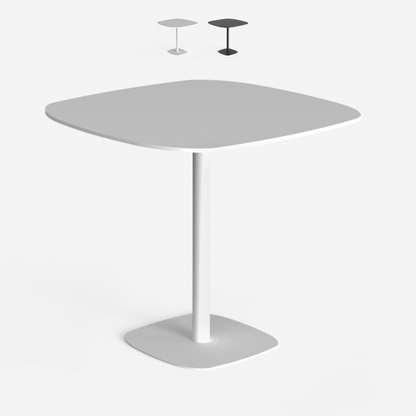 Tavolo da pranzo design moderno 80x80cm cucina bar ristorante Circumdo Vendita
