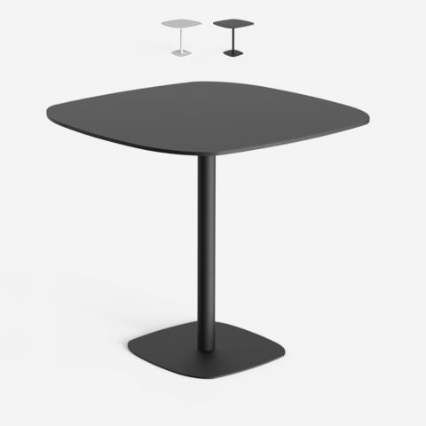 Tavolo da pranzo design moderno 80x80cm cucina bar ristorante Circumdo Promozione