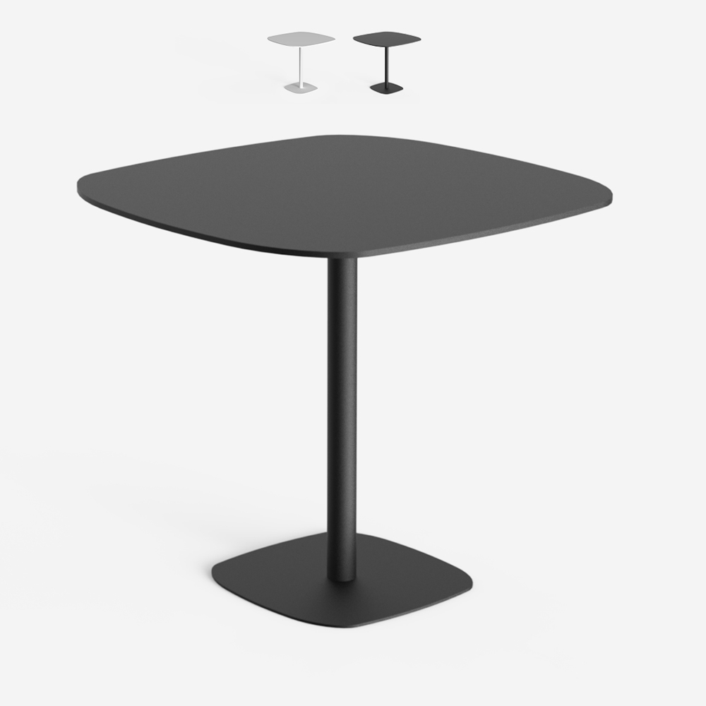 Tavolo da pranzo design moderno 80x80cm cucina bar ristorante Circumdo