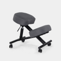 Sedia ergonomica posturale sgabello svedese tessuto Balancesteel Lux Caratteristiche