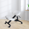 Sedia ergonomica posturale ufficio sgabello svedese metallo Balancesteel Offerta