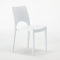 Set tavolino 90x90cm Horeca 4 sedie impilabile bar ristorante Prince 
