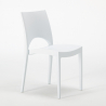 Set tavolino 90x90cm Horeca 4 sedie impilabile bar ristorante Prince 