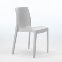 Set tavolino Horeca 90x90cm 4 sedie impilabile ristorante bar cucina Jasper 