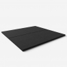 Pavimento gommato antiurto mattonella protettiva palestra 1x1m Fit Square Misure