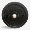 2 x 15 kg dischi gomma pesi cross training bilanciere olimpico Bumper HD Dot Offerta