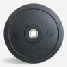 2 x 20 kg dischi gomma pesi cross training bilanciere olimpico Bumper HD Dot Offerta
