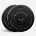 2 x dischi gomma pesi 20 kg bilanciere olimpico palestra Bumper Training Promozione