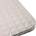 Set tavolo quadrato apribile 70x70cm acciaio 2 sedie esterni Mores Misure