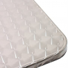 Set tavolo quadrato apribile 70x70cm acciaio 2 sedie esterni Mores Misure