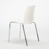 Set tavolo quadrato apribile 70x70cm acciaio 2 sedie esterni Mores 