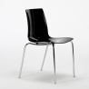 Set da esterno 2 sedie design moderno tavolo 70cm rotondo acciaio Remos