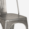 set tavolo rotondo 70cm acciaio 2 sedie vintage design taerium Modello
