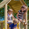 Parco giochi da giardino in legno bambini torretta con scivolo Carol-1 Sconti