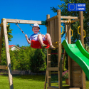 Scivolo arrampicata altalena sabbiera bambini parco giochi da giardino Funny-3 Vendita