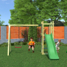 Parco giochi da giardino bambini scivolo doppia altalena arrampicata Funny-3 DS Scelta