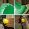 Parco giochi da giardino in legno bambini scivolo altalena Activer Stock
