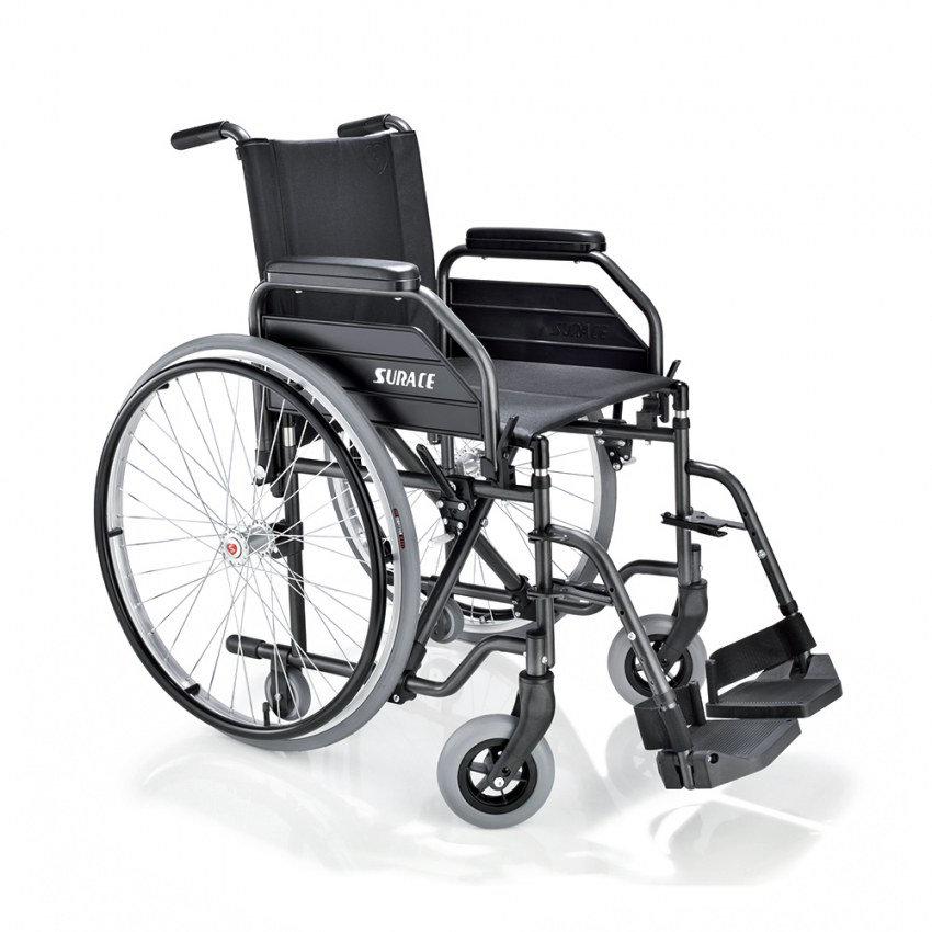 Superitala Surace carrozzina sedia a rotelle anziani pieghevole 15kg