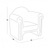 Poltrona sedia Slide Design Easy Chair per casa e locali 