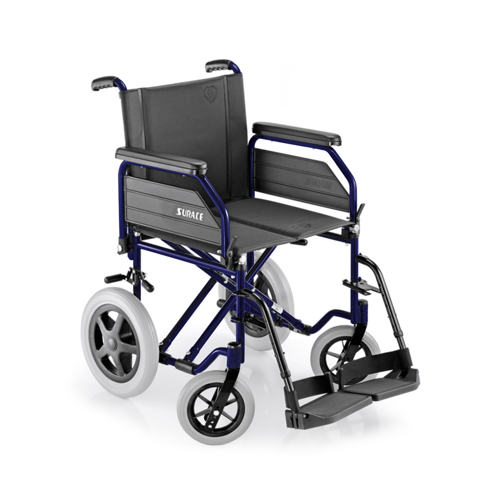 Carrozzina da transito disabili anziani poggiagambe leggera 200 XL Surace