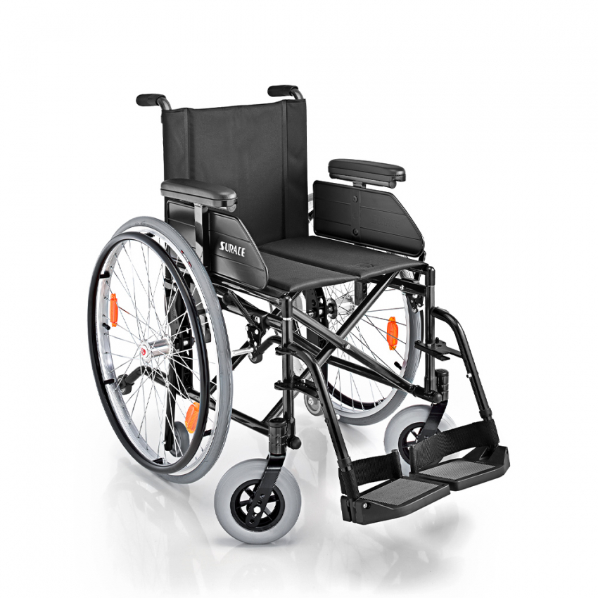 S13 Surace sedia a rotelle leggera pieghevole 13kg anziani disabili