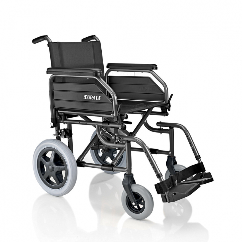 Eurekina Surace sedia a rotelle da transito leggera pieghevole 10,7kg