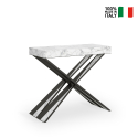 Consolle tavolo da pranzo allungabile 90x40-300cm design marmo Diago Marble Vendita