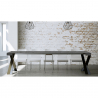 Consolle design allungabile 90x40-300cm tavolo moderno Diago Concrete Sconti